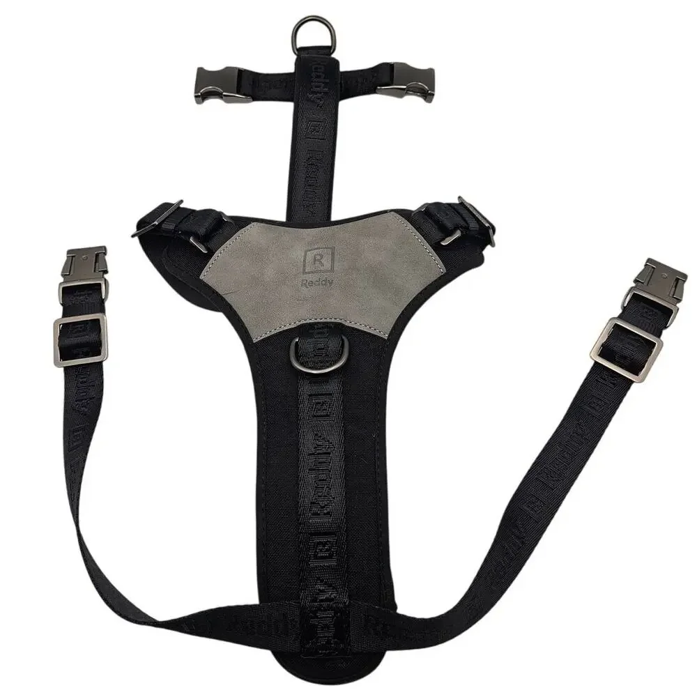 REDDY Jacquard Dog Harness Black For Large Dogs Black NWOT
